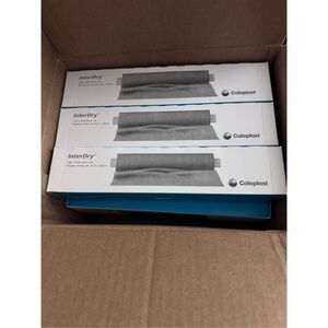 Brand New 10 Boxes Of InterDry~Textile with Antimicrobial Silver Complex 10 X 14